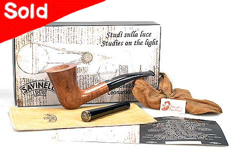 Savinelli Collezione Leonardo da Vinci Giochi Luce P181GA 9mm Fi